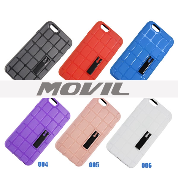 NP-2663 Cubo de Rubik TPU con funda soporte para Apple iPhone 6-1